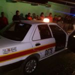 En el lugar de los hechos.