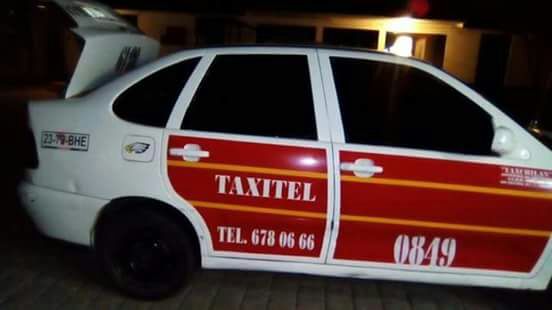 Detine la Policia a dos sujetos uno el Chofer de Taxitel y uno en la  cajuela del taxi. – Periodistas San Cristóbal